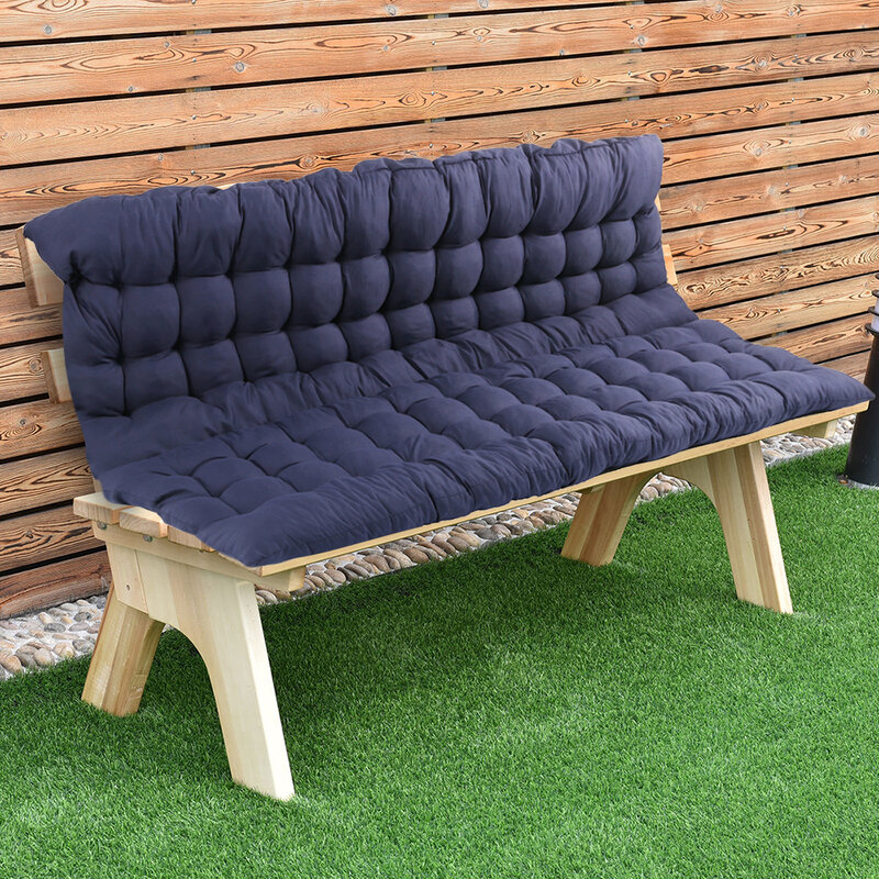 Banco de jardín cojines Patio exterior muebles de asiento de la estera del cojín silla interior Swing cojín de algodón cómodo de alta calidad