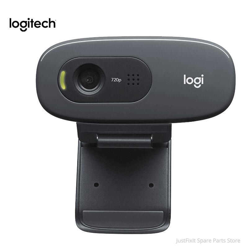 Logitech C270/C270iเว็บแคม720P HDในตัวไมโครโฟนกล้องเว็บสำหรับPC Web Chatกล้อง
