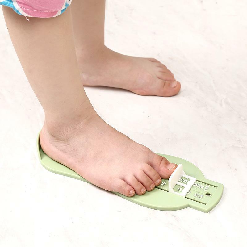 Medidor de medida de pie para bebé, 3 colores, regla de medición de tamaño de zapatos, herramienta de ajuste de pie de crecimiento de longitud