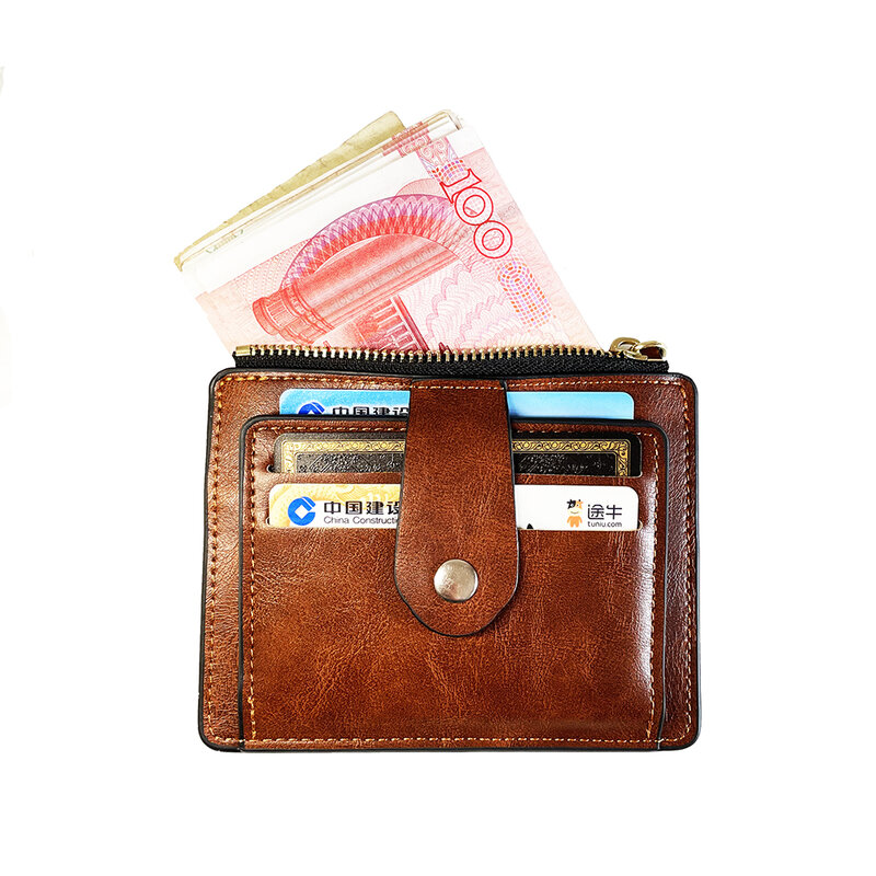 color azul marino Monedero para tarjetas de monedas bolso de mano cartera con cremallera bolso de lona mochila