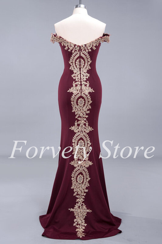 Moda syrenka satynowe sukienki druhen bordowy długa koronka bez pleców koronkowa suknia wieczorowa suknie wieczorowe vestidos de fiesta22