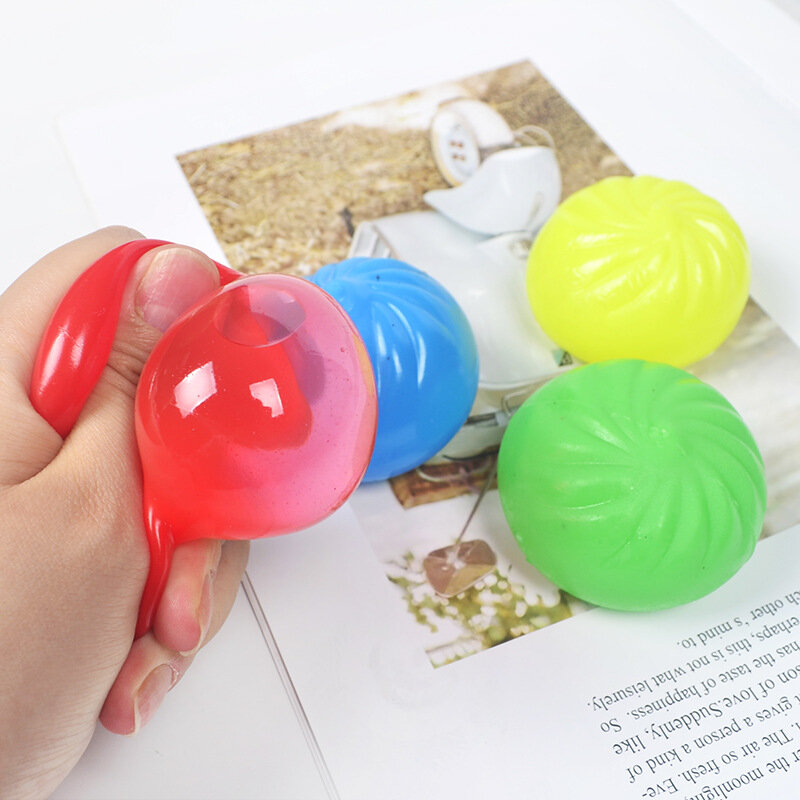 เด็กน้ำ Ball สีสันนึ่งยัดไส้ตุ๊กตาจีนอาหารเด็ก Fidget ของเล่นความดัน Release Antistress ของเล่น