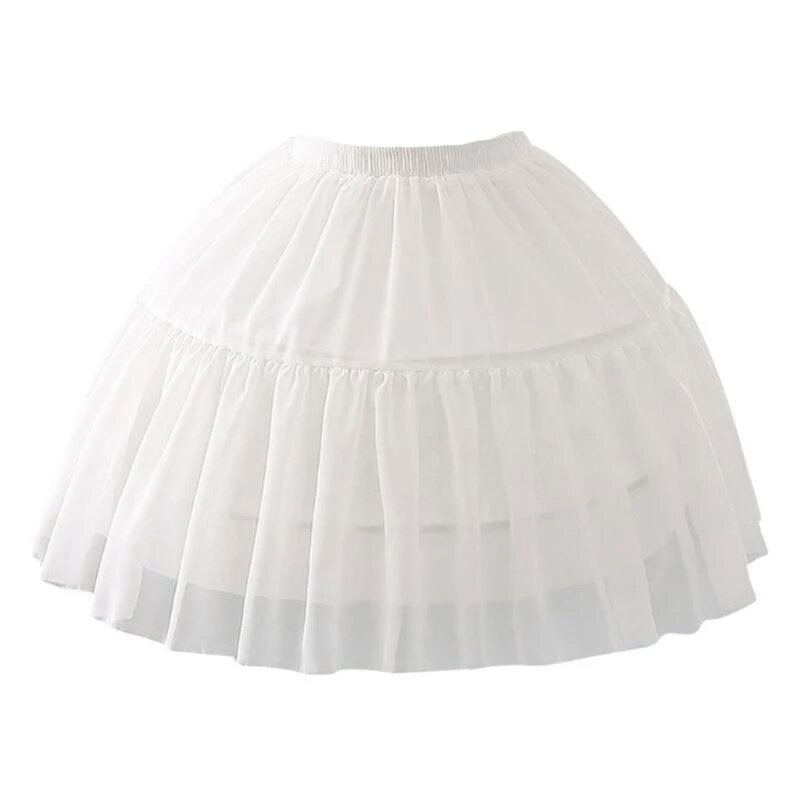 New Cosplay Fish-bone Short Lolita Carmen Slip Liner Cute Girls Skirts Adjustable Petticoat