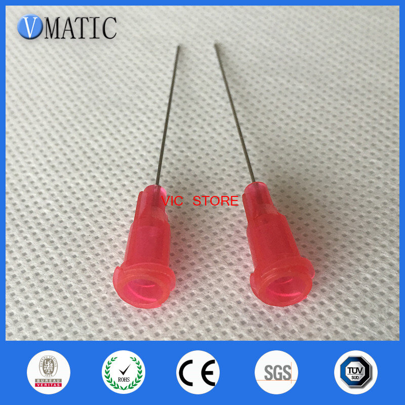 Free Shipping 100Pcs 1.5'' 25G Needle Tip 1-1/2 Inch For Glue Machine