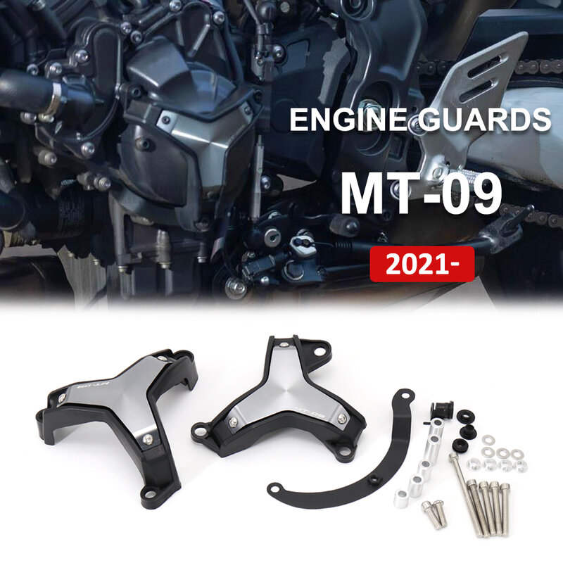 Pelindung Penutup Samping Mesin CP3 Baru 2021 Penutup Silinder Mesin Sepeda Motor untuk Yamaha MT-09 MT09 MT 09 Mt09 Tracer 9 GT 2022