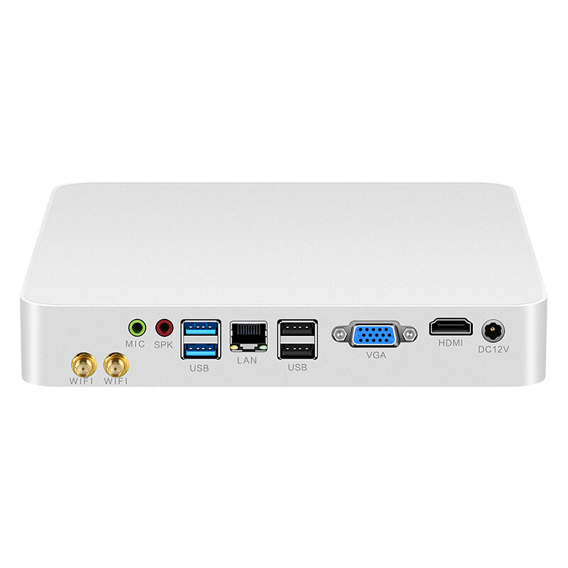 Офисный мини-ПК XCY, Intel i7 4500U i5 4200U 3317U, Поддержка Windows 10, Linux, HDMI, VGA, Wi-Fi, Gigabit Ethernet, THPC Barebone