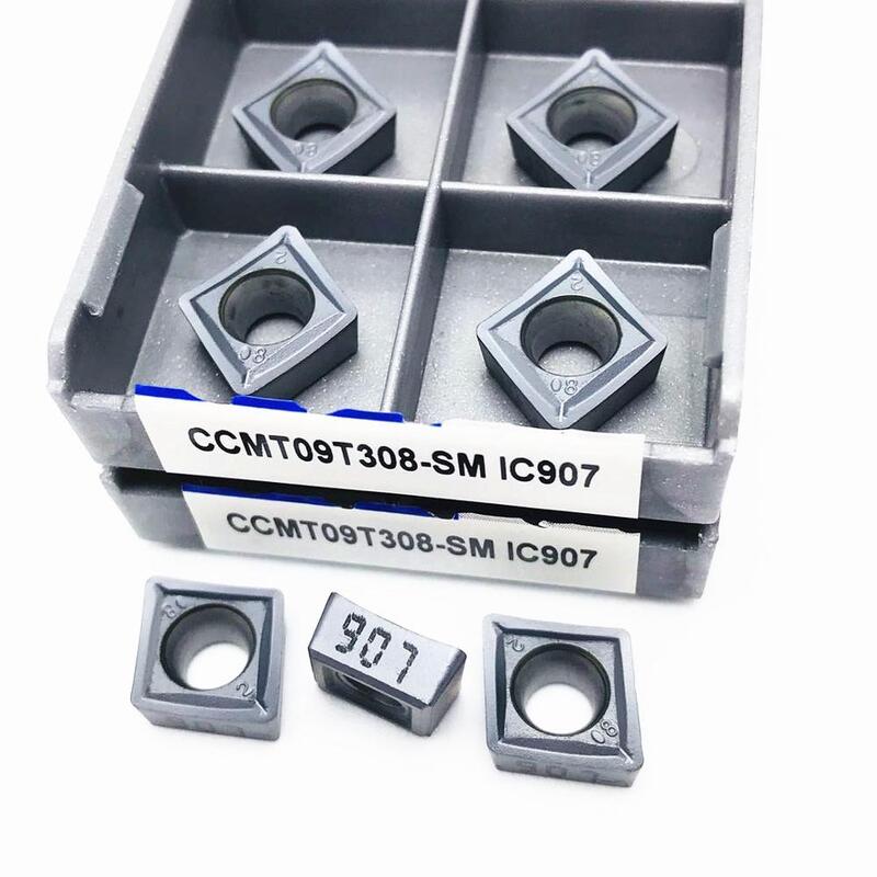 Sisipan karbida CCMT09T304 tool SM IC907 IC908 32.51 alat pembalik Internal mesin bubut CNC alat pembalik Tokarnyy CCMT