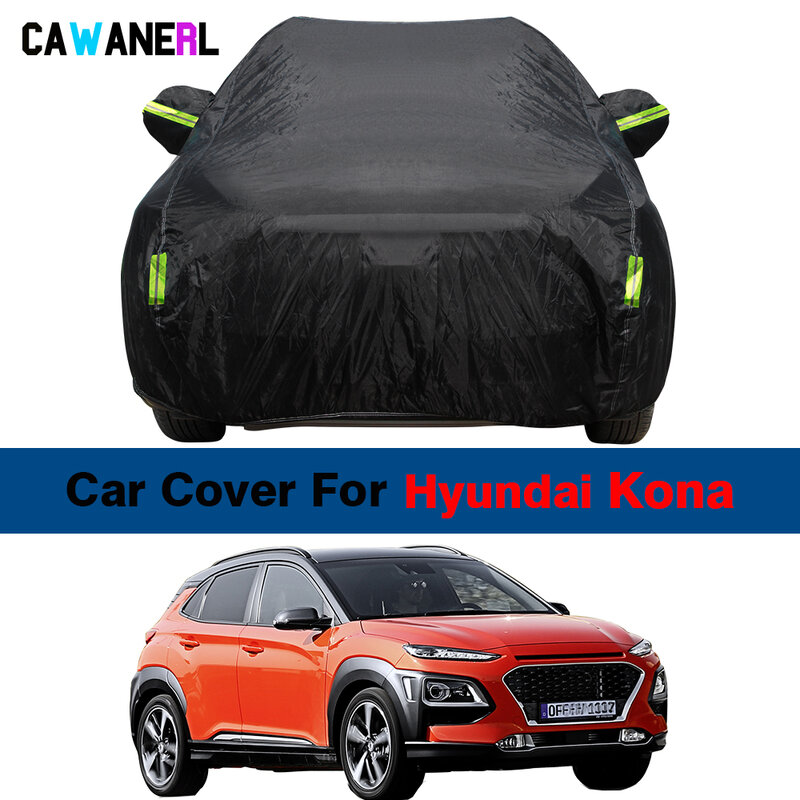 Автомобильный чехол для Hyundai Kona Encino Kauai, защита от УФ-лучей, солнца, снега, дождя, льда, пыли, водонепроницаемый чехол для внедорожника