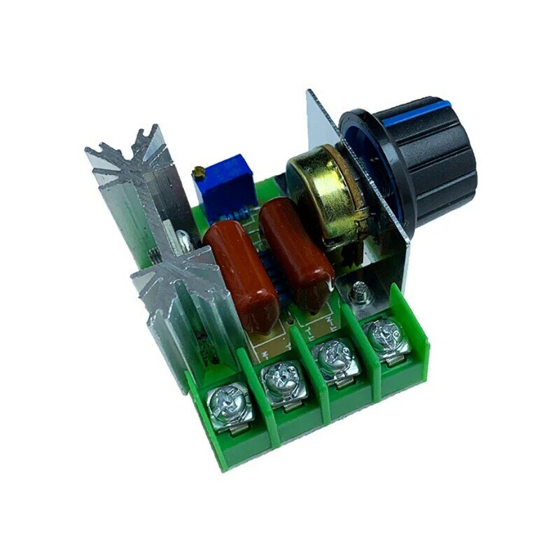 1PCS 2000W Adjustable Motor Speed Controller Voltage Regulator AC Motor Speed Controller 50-220V 25A Motor