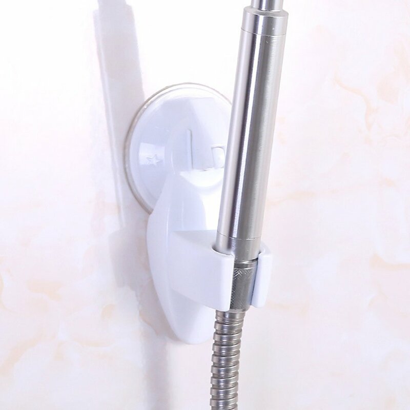 Asiento de ducha con ventosa fuerte, boquilla de asiento de ducha, soporte de ducha de almacenamiento de baño de plástico fijo