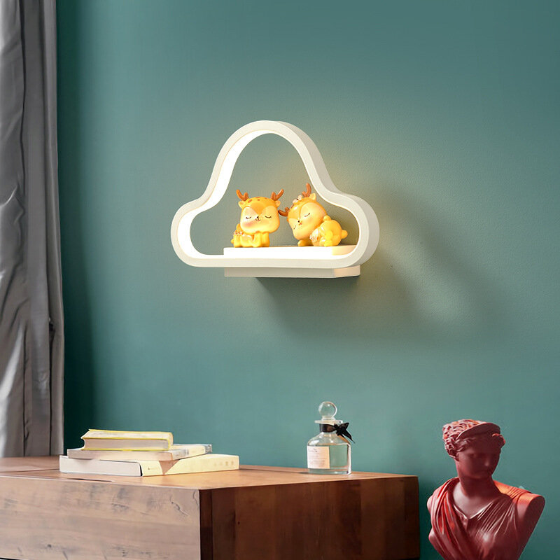 Минималистичная настенная лампа в скандинавском стиле, современный светодиодный светильник для спальни, прикроватного столика, гостиной, ...