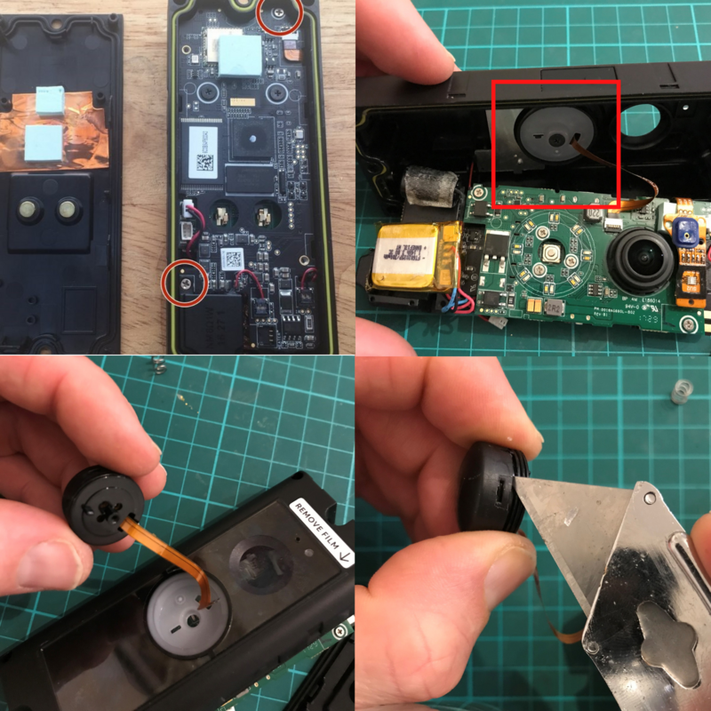 Botões de substituição compatível com campainha RING Pro, Fix danificado quebrado botão rachado, Pack of 2