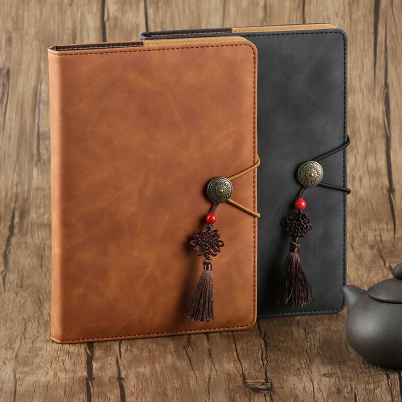 Diario di cuoio retrò sostituibile cancelleria Notebook Vintage fatto a mano diario di viaggio regalo Notepad Planner forniture per ufficio