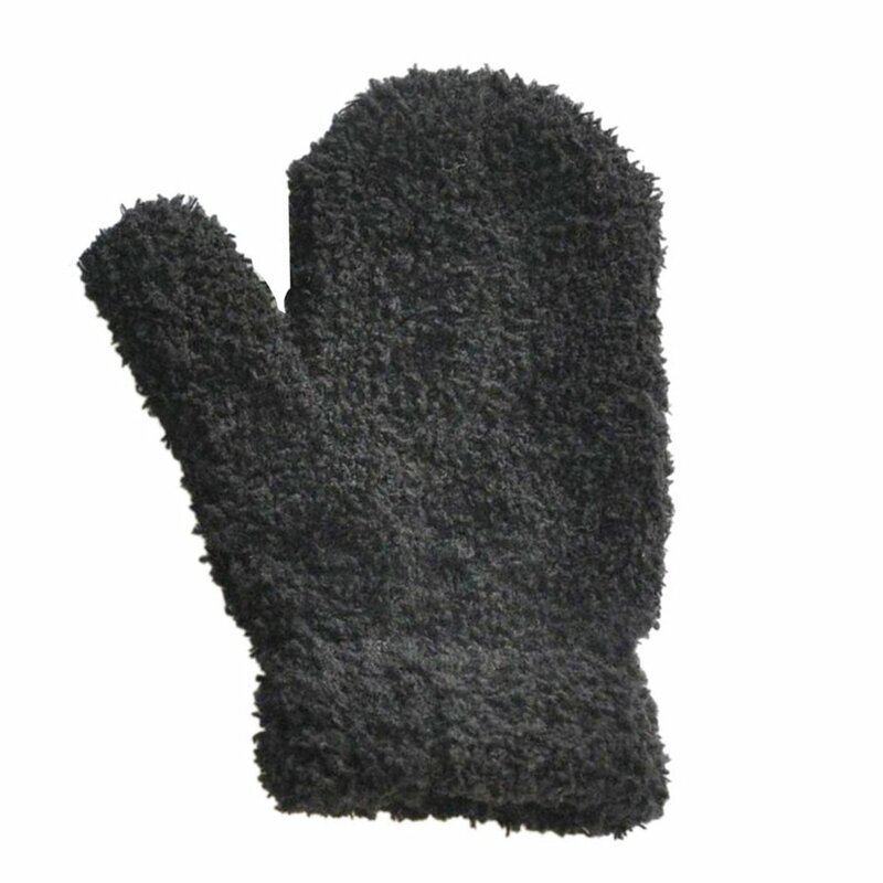 Warmom plusz gruby ciepły rękawiczki dziecięce zimowe oraz aksamitne rękawiczki dziecięce dziecięce koralowe polarowe pełne rękawiczki dla 1-4Y dzieci rękawiczki