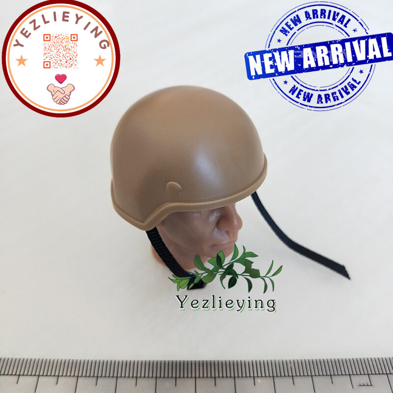 1/6 Schaal Wwii Amerikaanse Leger Pvc Helm Model Zand Kogelvrij Helm Voor 12-Inch Soldier Action Figure Hoofd Sculptuur body Toegang