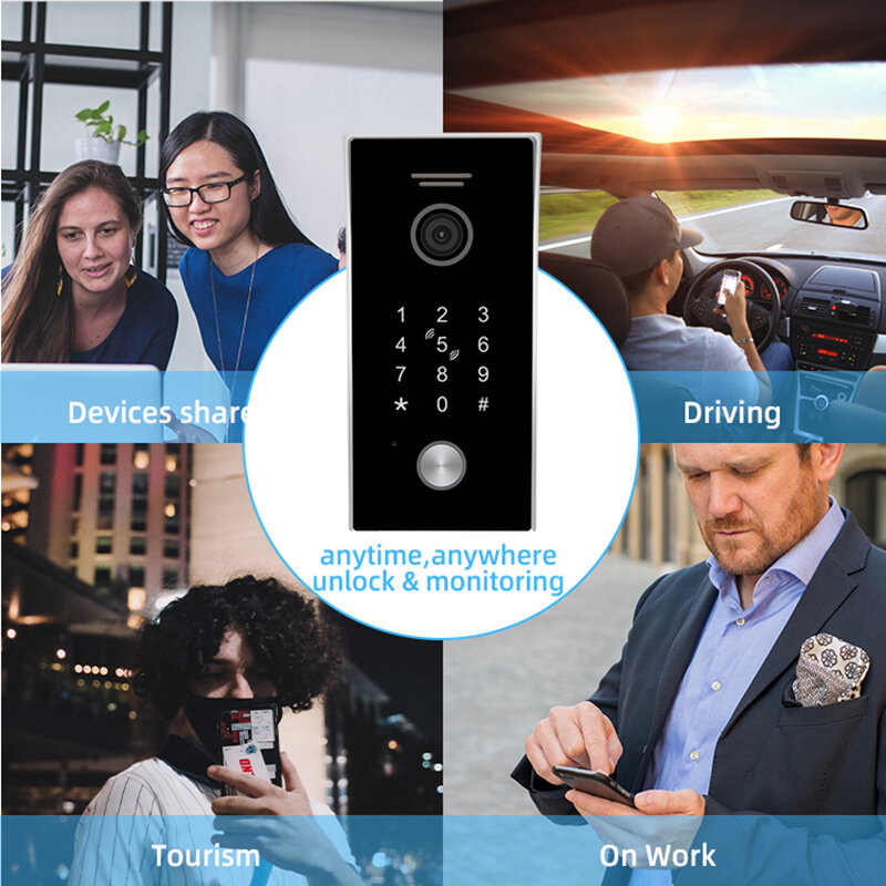 【 Tuya 960p 】 Smart Wifi Video Türklingel direkt mit dem Handy ohne Monitor WiFi Remote Unlock Nachtsicht Tür sprechanlage verbinden