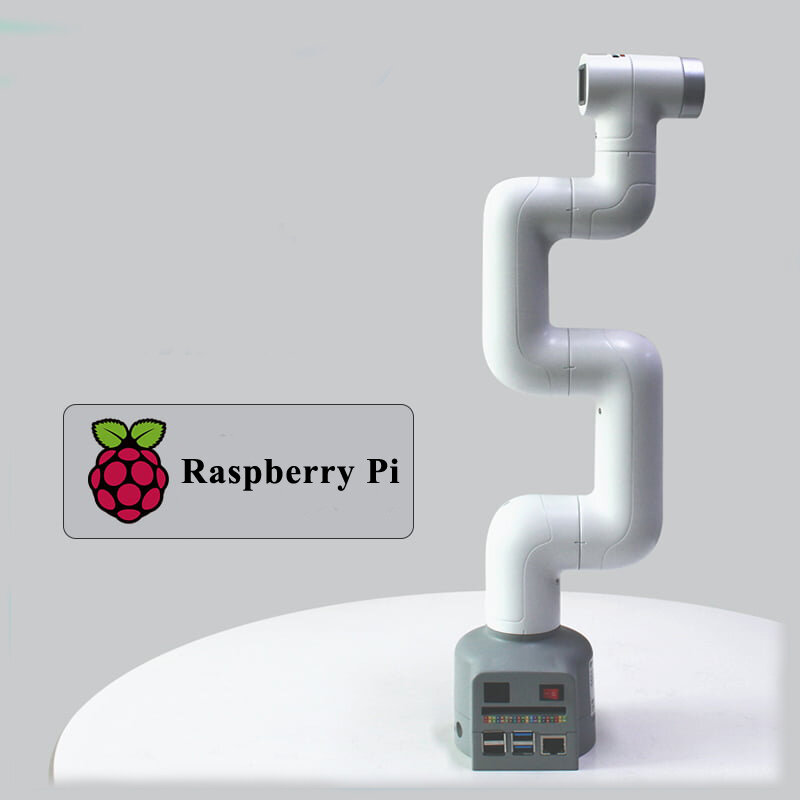 Mycobot-Pi com Raspberry Pi, Braço Robótico 6 DOF, Reconhecimento de Imagem, Educação Ros, Inteligência Artificial, Novo