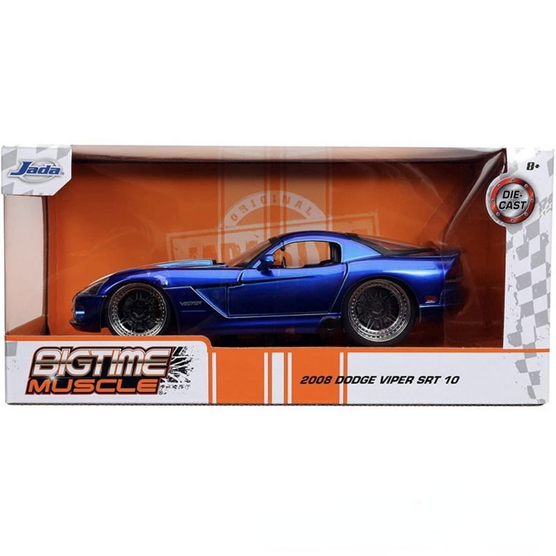 1:24 Dodge Viper SRT10 sports car modificato racing speed and passion alloy car simulation model Jiada