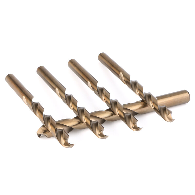 2 pcs Twist Drill Bits 6.1, 6.2, 6.3, 6.4, 6.5, 6.6, 6.7, 6.8, 6.9, 7.0mm HSS-CO M35 steel straight handle stainless steel