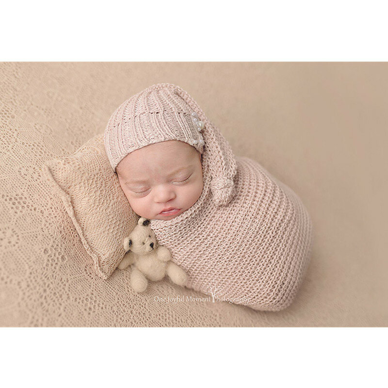 Реквизит для фотосъемки новорожденных одеяло для девочек абрикосового цвета белый цветок полый Фон Ткань Детские аксессуары для фотосъемки Flokati фоны для мальчиков