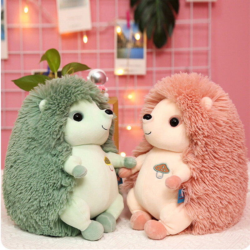 Muñeco de Animal de erizo suave para niños, juguete de peluche para niños, regalos para el hogar, lindos y encantadores regalos de algodón Pp