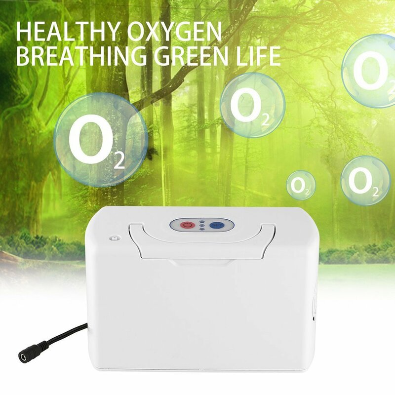 2 batterie concentratore di ossigeno portatile macchina per ossigeno per auto generatore di ossigeno barra di ossigeno rimovibile 24 ore disponibile continua