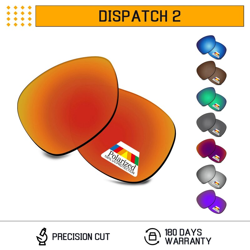 Bwake Lensa Pengganti Terpolarisasi untuk-Oakley Dispatch 2 OO9150 Bingkai Kacamata Hitam-Beberapa Pilihan