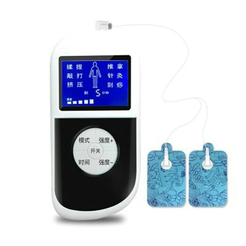 Electro Estimulador narzędzie do masażu Meridian sprzęt do fizjoterapii akupunktura masażer cyfrowy Massageador Body Neck