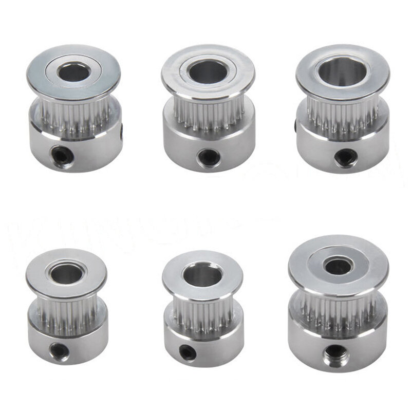3D Printer Parts GT2 Timing Pulley 16 Tooth 2GT 20 Teeth Aluminum Bore 5mm 8mm Synchronous Wheels Gear Part For Width 6mm Hot