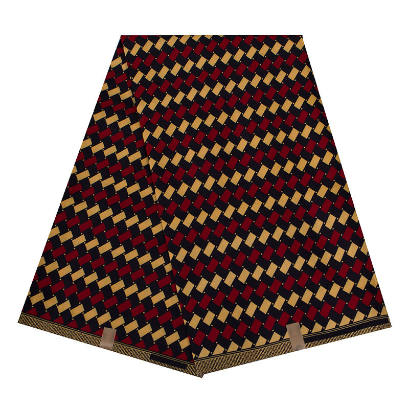 Pagne 아프리카 고품질 100% 폴리에스터 스트라이프 프린트 앙카라 진정한 보장 리얼 왁스 6 야드 드레스 특별한 날