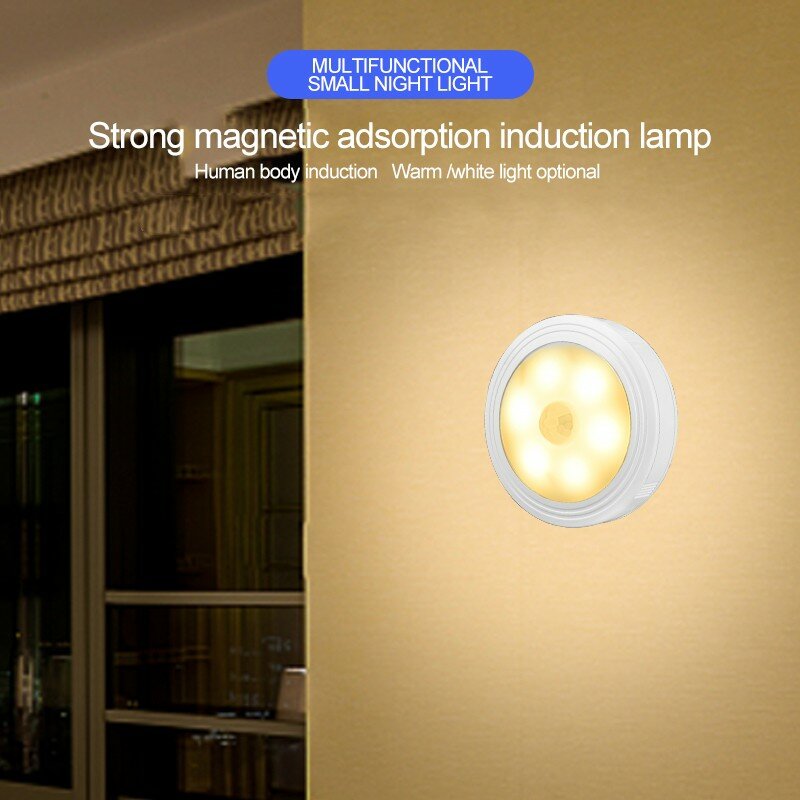 2020 inteligente pir sensor de movimento luz noturna backlight para tigela led luminaria lâmpada para crianças sala estar quarto iluminação