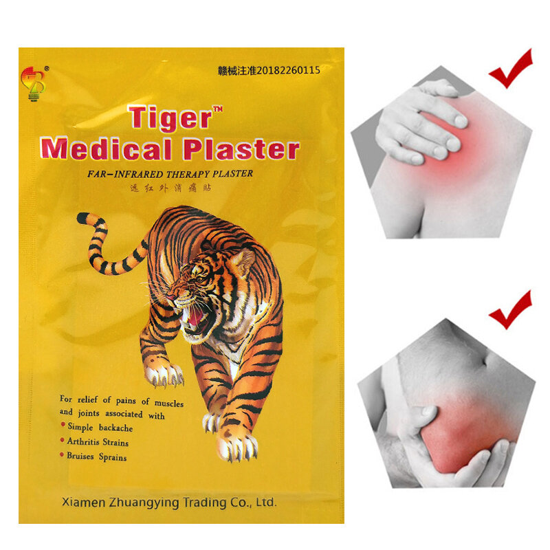 8 sztuk/1 worek staw kolanowy łatka plaster przeciwbólowy klęcząc na zapalenie stawów ból pleców łatki medyczne Tiger Balm plastry medyczne