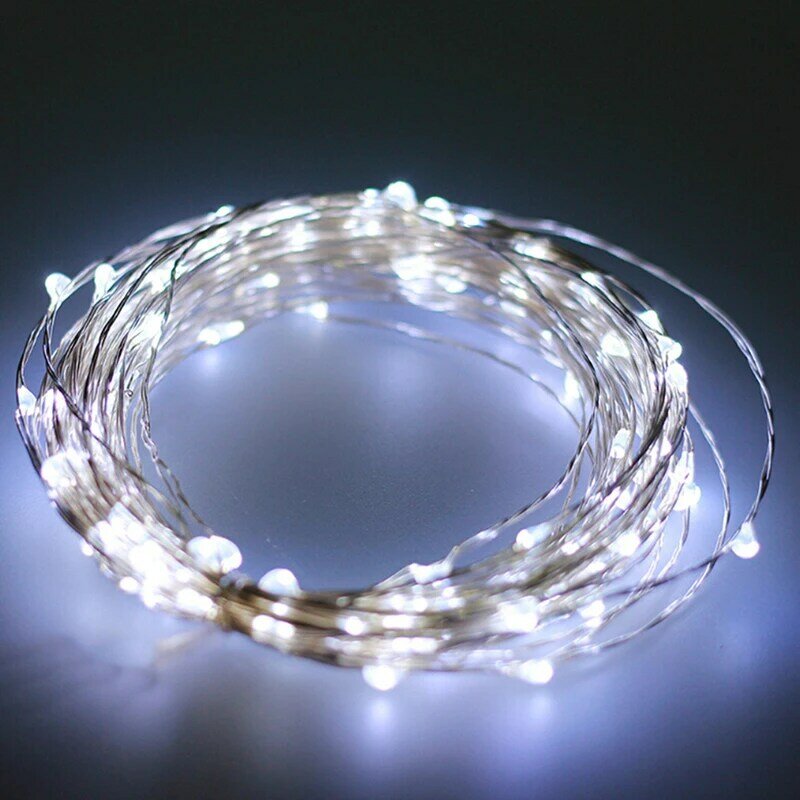 1pcs 2M 20Led 3M 30Led Mini Led Copper Wire String Fairy LED Lights For Christmas Wedding Party Decoration USB Powerd