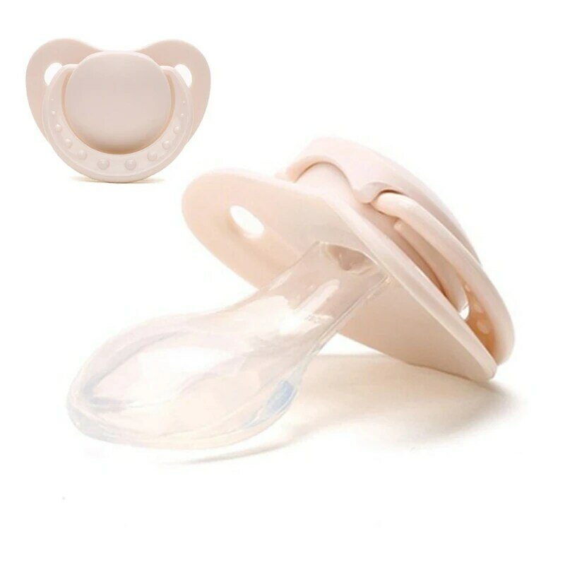 1pc Adult Pacifier Big Size Food Grade Silicone Nipples Adult Pacifier Funny Parent-child Toys Safe Adult Pacifier Nipple Holder