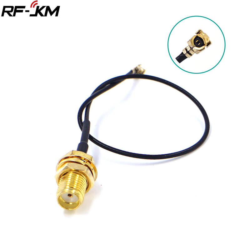 U.FL/IPX IPEX UFL to RP-SMA SMA Female Male Antenna WiFi Pigtail Cable ufl ipex 1.13mm RF Cable 15CM