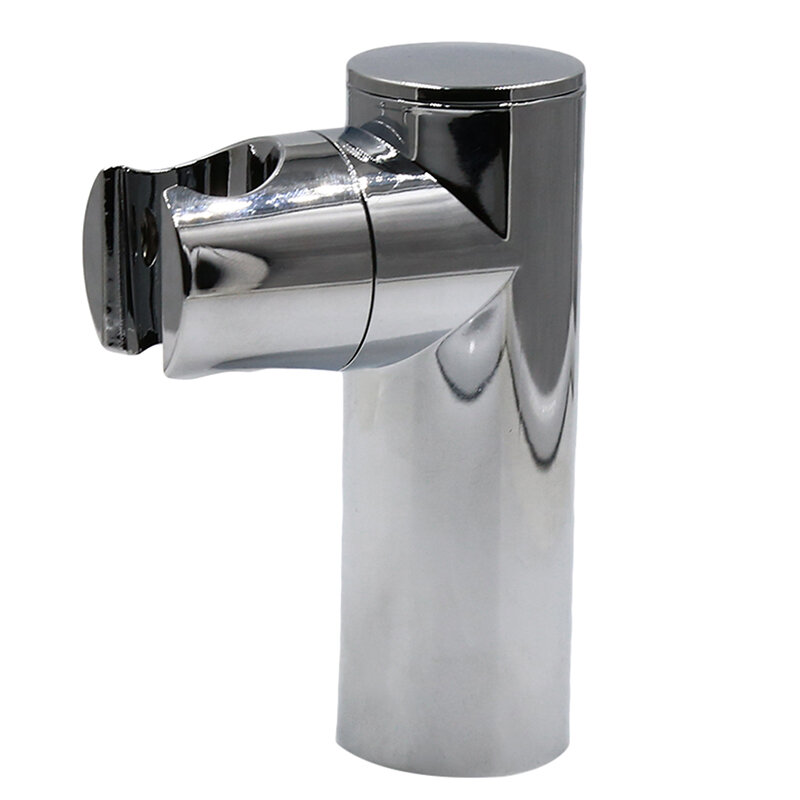 Base de ducha cromada pulida, soporte de extremidades de actividad, estante de montaje en pared de baño de mano, ajustable