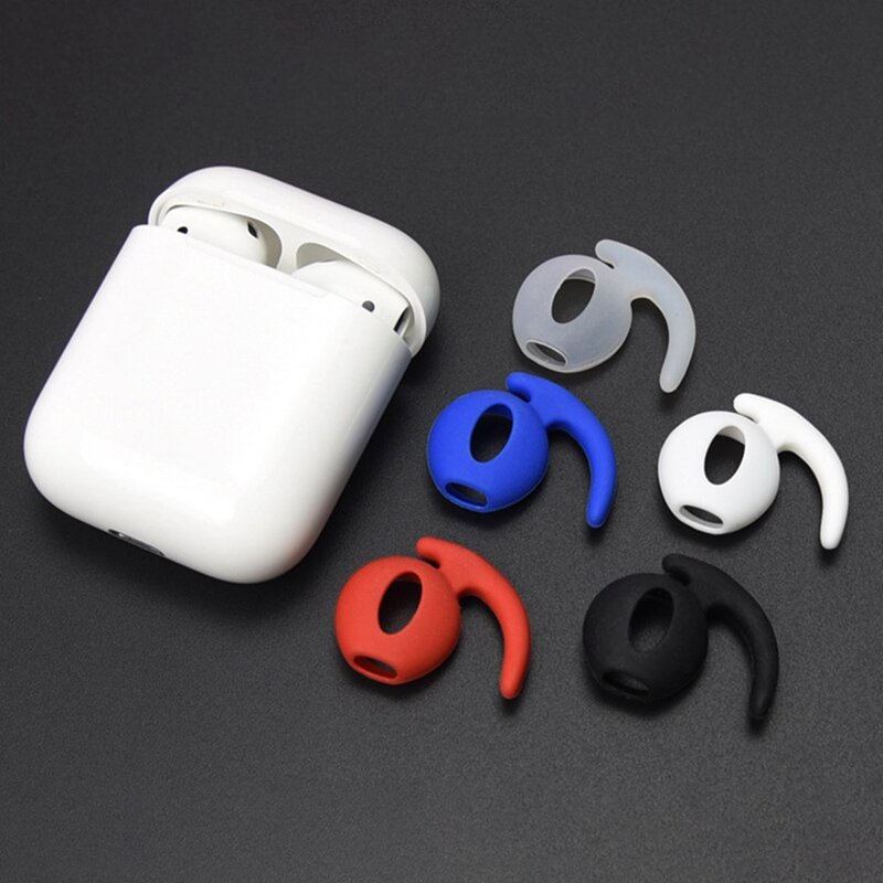 Tapones de silicona a prueba de sueño para Airpods, Protector de Auriculares inalámbricos con Bluetooth para auriculares, tapa de gancho para la oreja