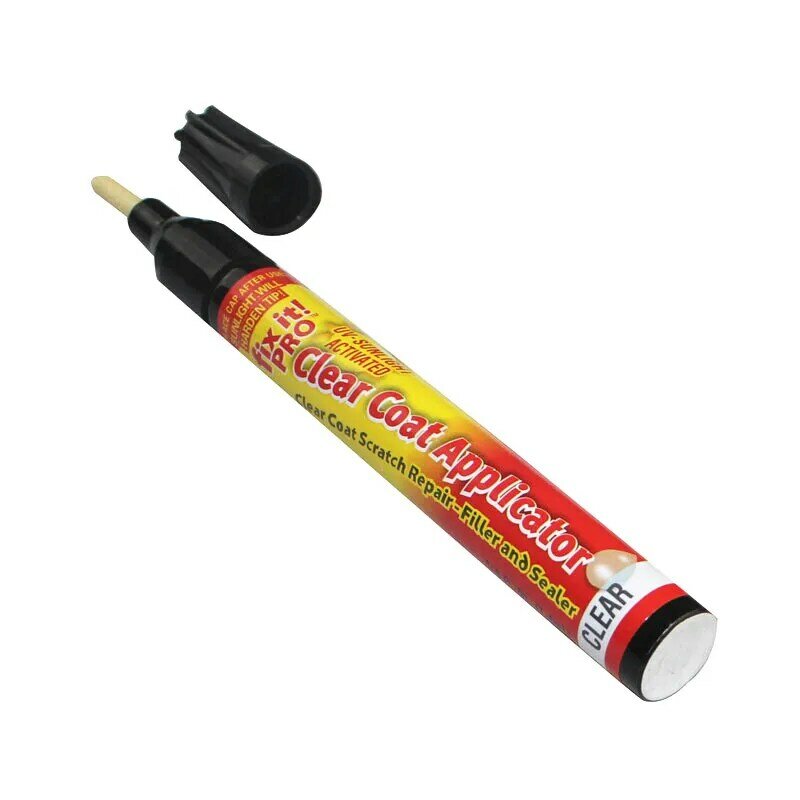 Bolígrafo Universal TRANSPARENTE para reparación de arañazos, pluma de pintura para coche, uso seguro, relleno y sellador, 1-5 unidades