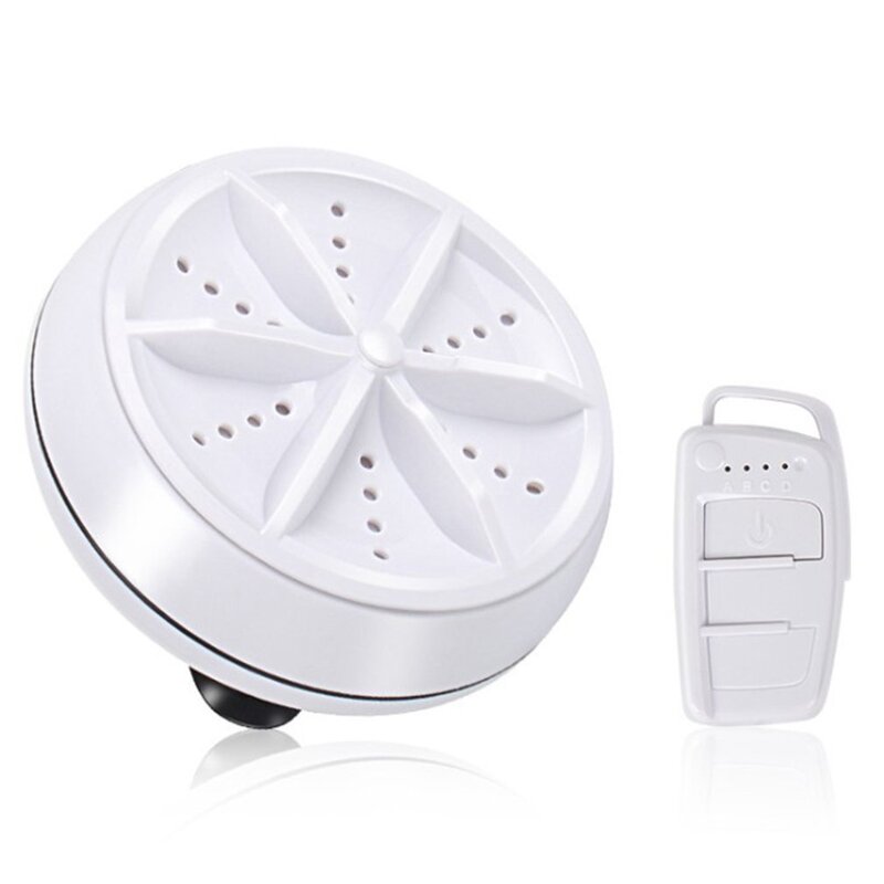 Mini Ultrasonic Washing Machine Portable Turbo Personal Rotating Washer Convenient Travel Home Business Travel USB