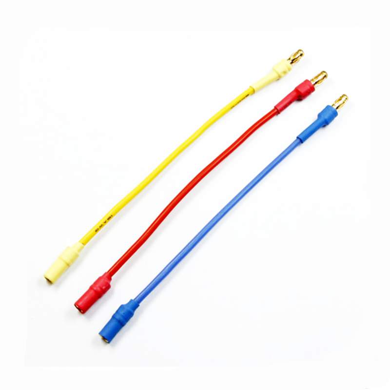 3pcs/lot 300mm 30cm 3.5mm Gold Bullet Banana RC Brushless Motor ESC Connectors Extension Cable Wire 16 awg