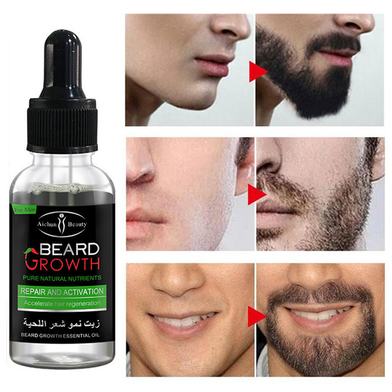 Aceite para el cuidado de la barba, vitamina E, previene la pérdida de cabello, nutre profundamente, promueve el crecimiento de la barba, protege los folículos capilares, nutre suavemente el cuidado de la barba
