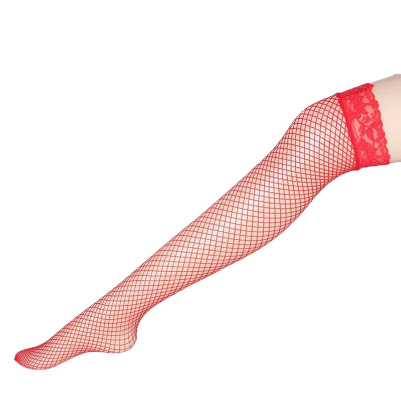 Sexy Fishnet Stockings Hollow Out Woman Socks Transparent Sexy Knee High Kawaii Sexy Socks Korean Style Gothic Mesh Stockings