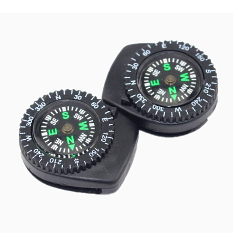 5pcs Mini bussola portatile cinturino per orologio Slip navigazione bussola campo da polso bussola di navigazione cinturino per orologio