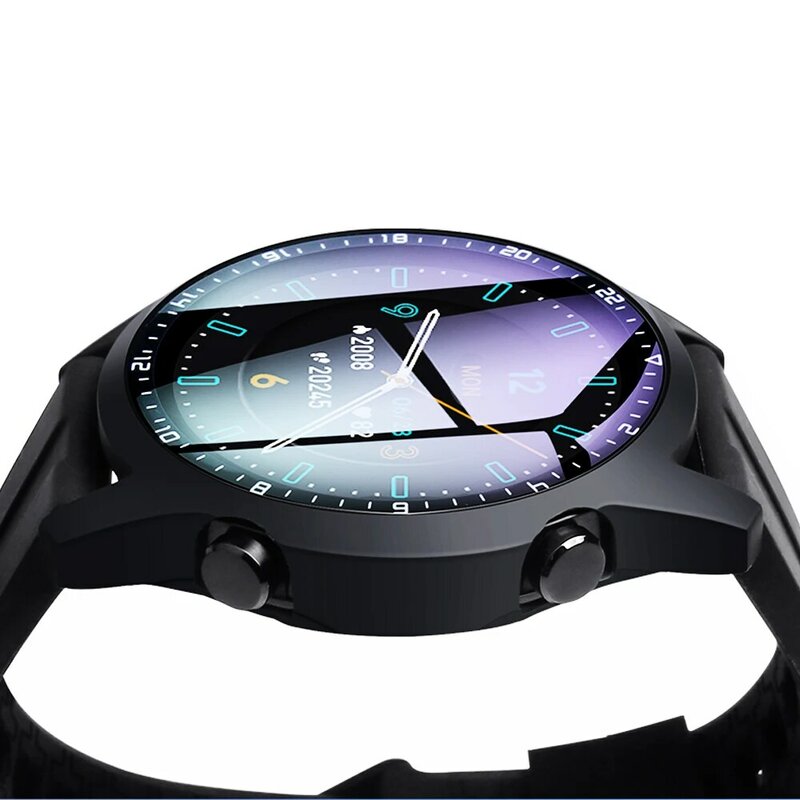 Pokrętło skala dla Huawei zegarek 3 Pro GT 2E PRO Porsche 46MM honor magiczny zegarek 2 46mm osłona ochronna shell PC szkło hartowane