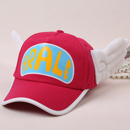 Милые аниме шляпы для косплея Dr.Slump Arale с крыльями ангела для взрослых и детей, бейсболка, Солнцезащитная шляпа, подарок Kawaii