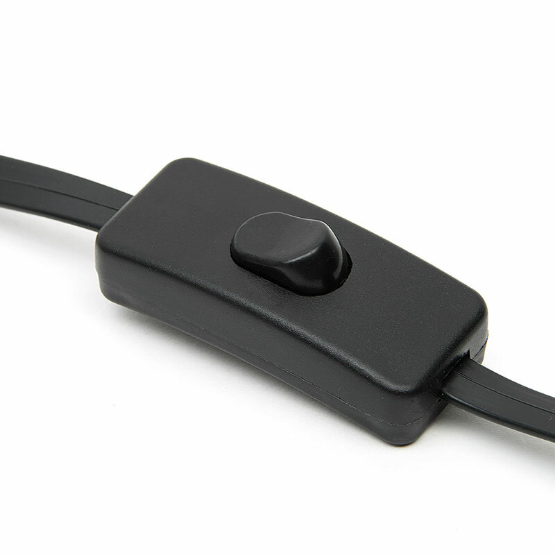 Kabel adaptor ekstensi OBD2 16Pin 30CM/60CM, kabel datar + tipis As mie OBDII konektor soket pria ke Wanita dengan sakelar ON/OFF