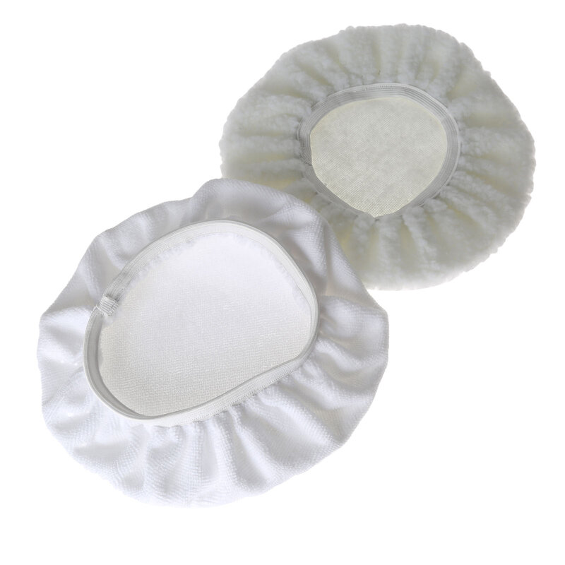 Полировальная тарелка шлифовальная полировальная подкладка, шапочка из микрофибры, 2 шт./комплект, для 9 и 10 дюймов, для ухода за автомобильной краской, воском, полировальный круг