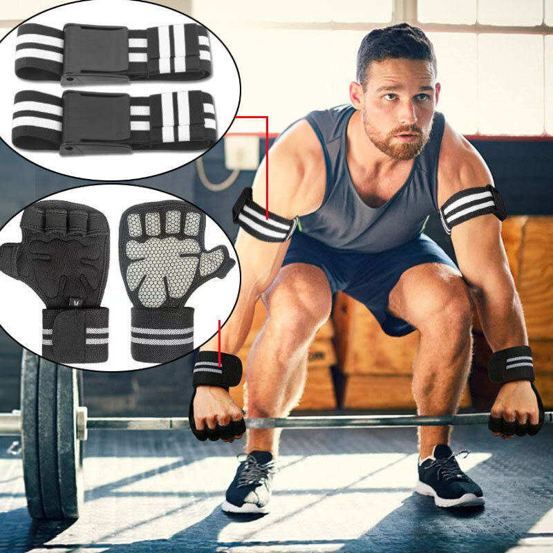 Bandas de oclusão de fitness bfr musculação de peso bandas de restrição de fluxo sanguíneo braço perna envolve rápido crescimento muscular equipamentos de ginástica