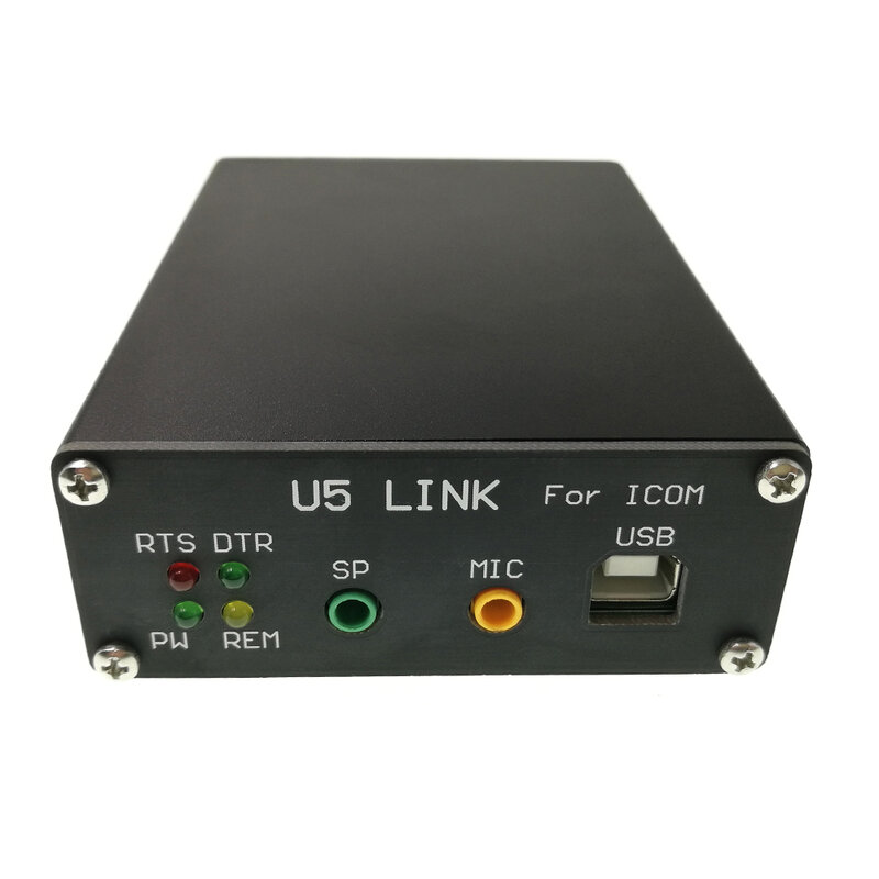 Link U5 라디오 커넥터 ICOM 전력 증폭기 인터페이스 USB PC 링커 어댑터, 햄 앰프용 미니 링크 라디오 커넥터