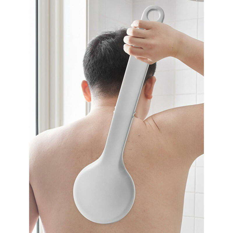 Escova acolchoada com alça de longo alcance para homens aplicador de loção Body Wash, auto-aplicação para pés traseiros, creme de pele, protetor solar, homens